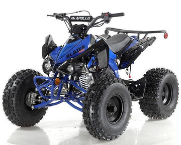 Apollo Blazer 9 125cc ATV | Youth Gas Powered Quad with Reverse (CARB Approved) mississippipowersports